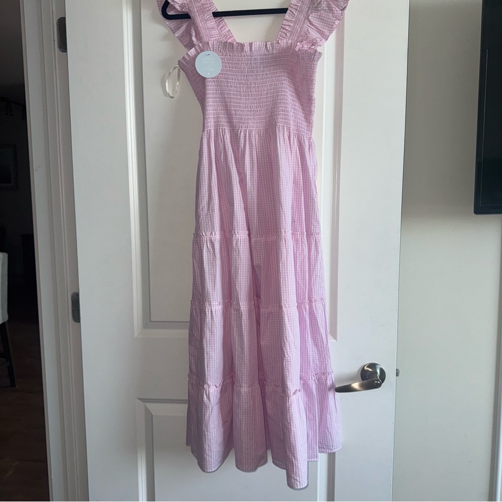 Hill House Pink Gingham Kids Dress